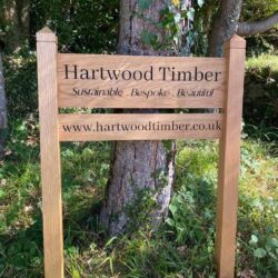 Custom Wooden Ladder, Entrance, Estate & Farm Signs
