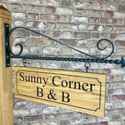 Hanging Wooden Signs