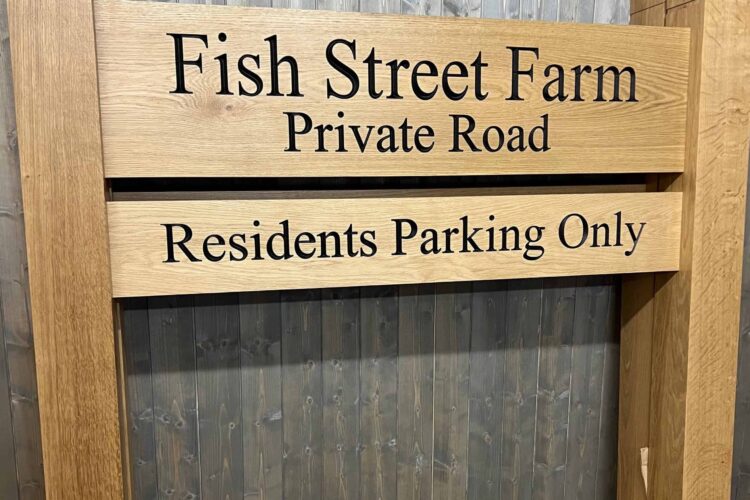 fish street estate sign