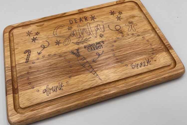 santa treat board